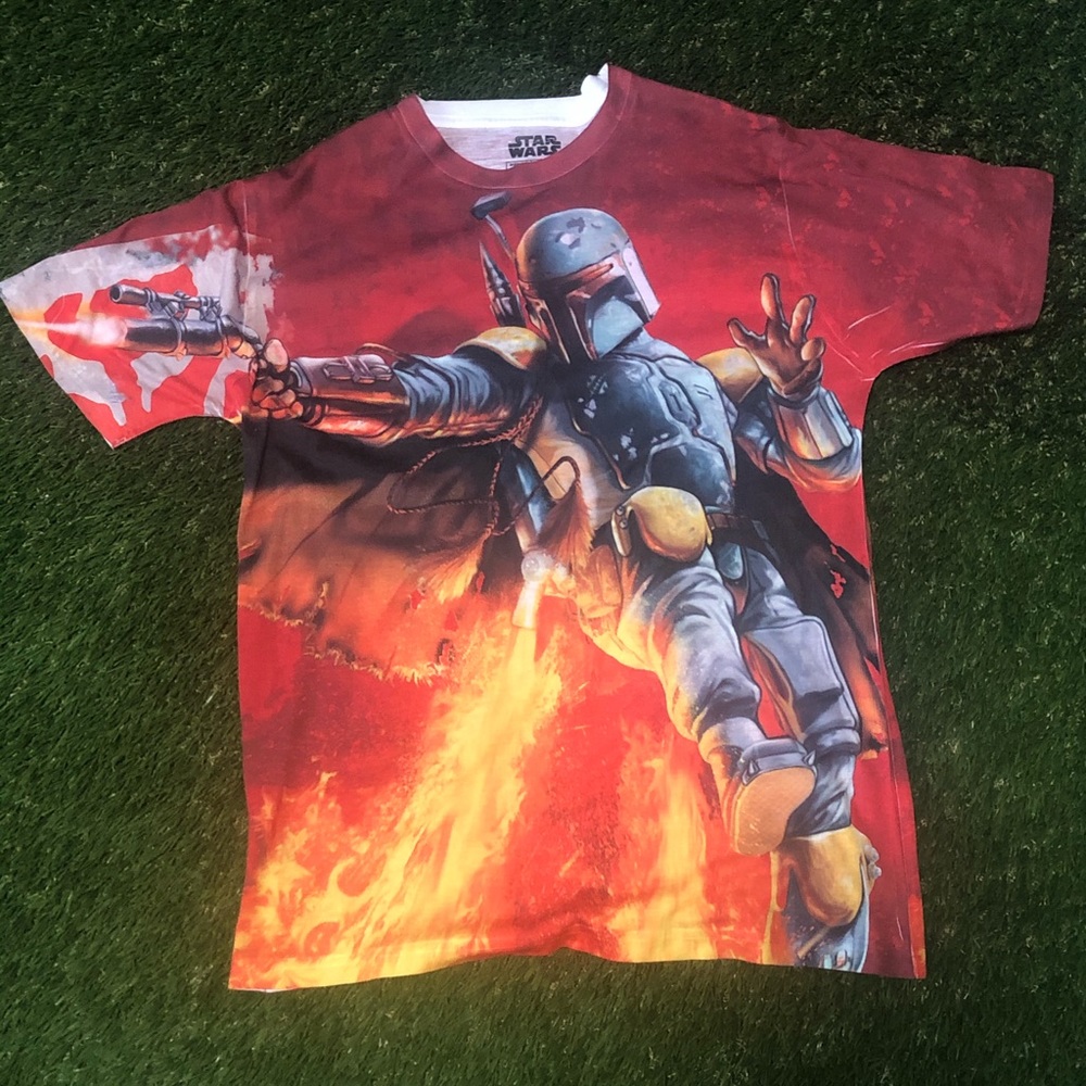Star Wars bobba fett all over print t-shirt
